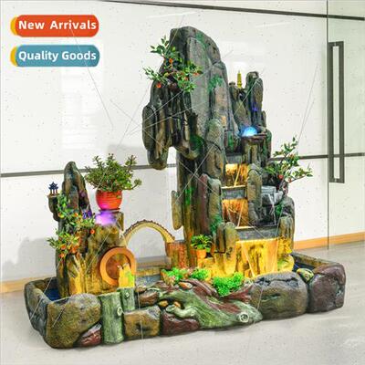 Rockery water fountain 适用tune balcony ornaments garden cou