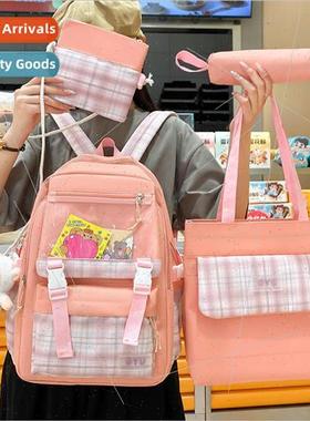 High-color female students tutorial schoolbag Mori elementar