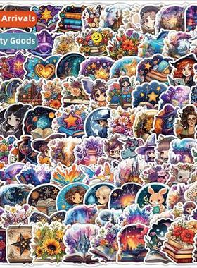 100 magic book doodle stickers cell phone computer water cup