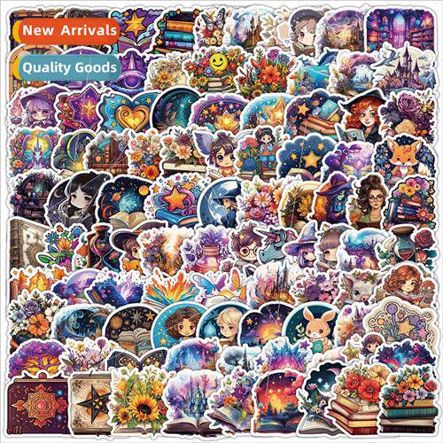 100 magic book doodle stickers cell phone computer water cup