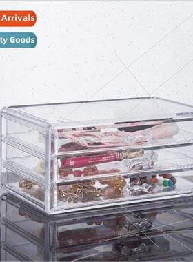 Transparent Cosmetic Organizer Three Layers Three Drawers Or
