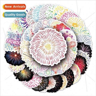 50 fireworks graffiti stickers small fresh stickers DIY skat