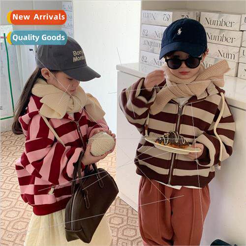Hoodless rope childrens jacket 2023 winter boys and girls Ko