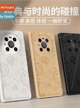适用 glory 60Pro phone case huawei mate40pro leather kitten