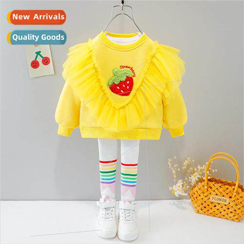 Autumn and winter childrens suit padded new girls Korean thi