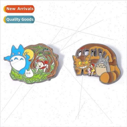 Erchuang Totoro bus Hayao Miyazaki anime surrounding blue an