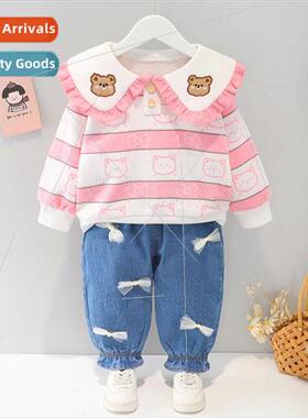 Korean  of the childrens clothing new girls spring and fall