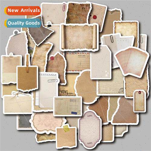 40 stamps effect three handbook stickers vintage text  handb