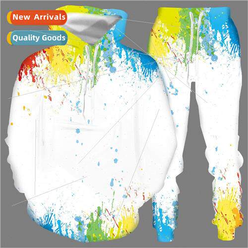 Export new fall and winter mens colorful polka dot 3d digita