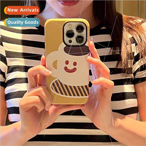 ins smiley cup 适用 iPhone 13 rotating fan 14ProMax case 11