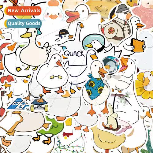 50 cartoon sketch duck doodle sticker decoration guitar note