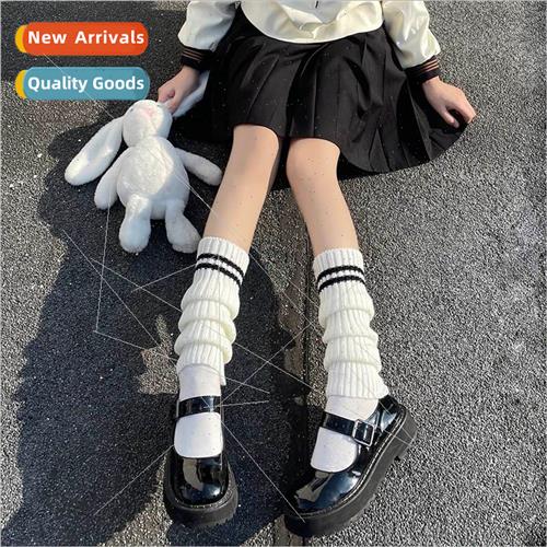 JK Sock Covers Lolita Socks New Sheath Knitted Striped Stack
