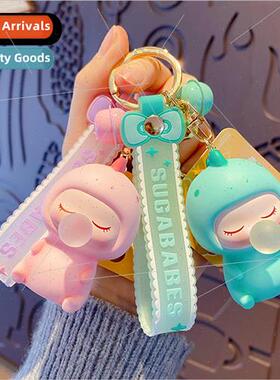 creative cartoon dudu dinosaur keychain cute and exquisite c