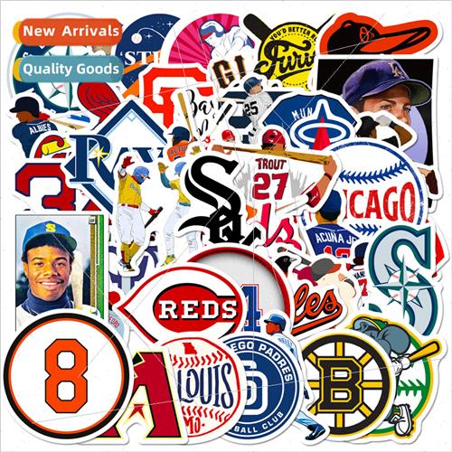 50 Baseball League Stickers Sports  Doodle Stickers Laptop M