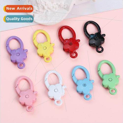 Japan and Korea candy colorful alloy spray paint flower keyc