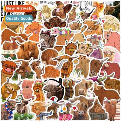 50 cartoon animals plateau yak graffiti stickers decorative