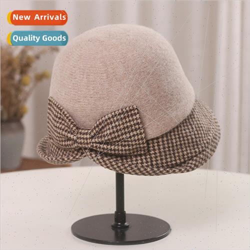Autumn and winter Japanese  knitted wool pelvic cap spelling