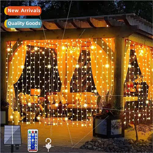 Solar Curtain ghts LED String ghts Colorful ghts Outdoor Pat