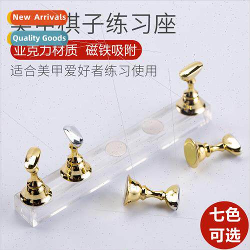 Nail Practice Base Lotus Seat Nail Practice Rack Fake Nail D