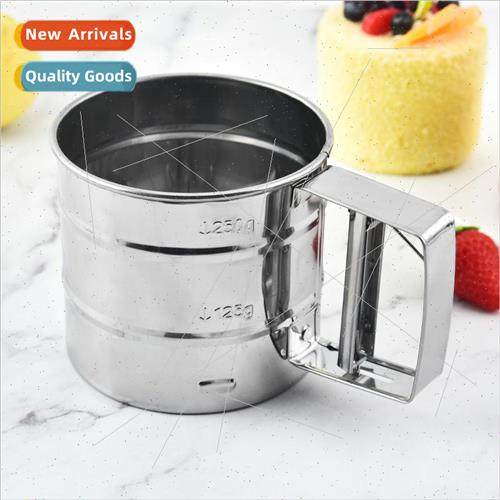 Large Double Decker Flour fter Stainless Steel Manual Flour