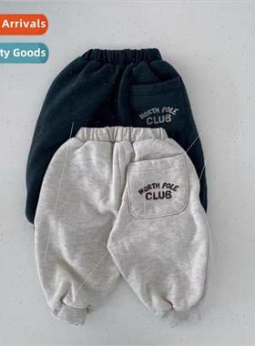 2023 fall and winter men and women baby letters sweat pants