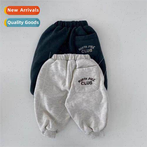 2023 fall and winter men and women baby letters sweat pants