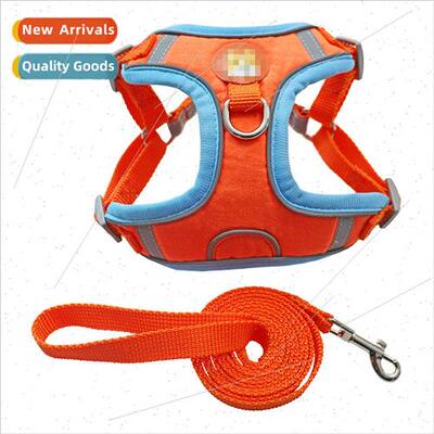 Dog Cat Leash Vest Chest Harness Small & Medium Dog Breathab