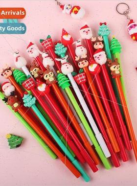 Cartoon Christmas three-dimensional neutral pen full syringe