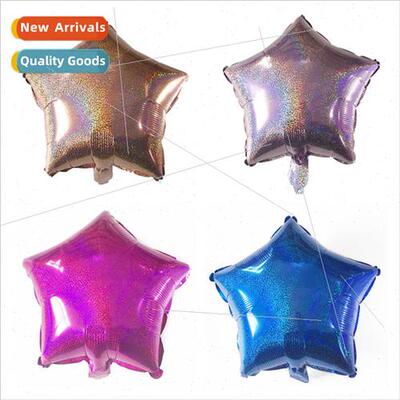 18 inch laser pentagram birthday Aluminum balloons birthday