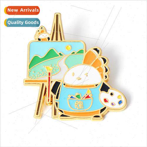 Hailo Dai Sheng Bird Artist Badge Cartoon Bird Drawing Sketc