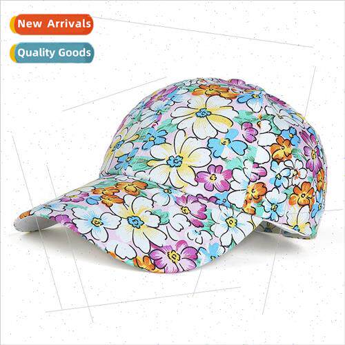 Summer hat ladies sun hat printing baseball cap outdoor suns