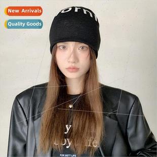 Hat Winter Warm Round Knitted Suitable Windproof Woolen Face