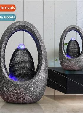 running water fountain self-circulating egg feng shui ball a