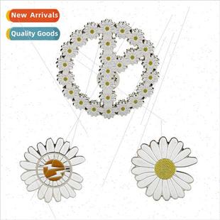 Brooch Not ghtning Drip Oil Daisy Small Chi Kwon