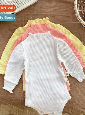 Infant in high collar package ass clothes spring and autumn