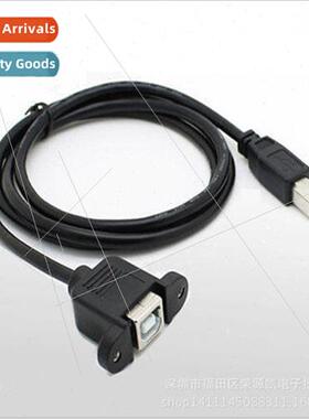 USB-B Print Port Extension Cable with Screw Holes Fixable US