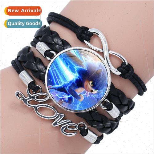 Sonic The Hedgehog Sonic the Hedgehog Black Multi-Layered Br