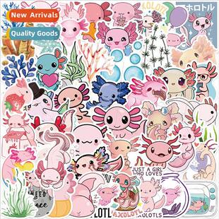 50 cartoon animal axolotl salamander graffiti stickers DIY d