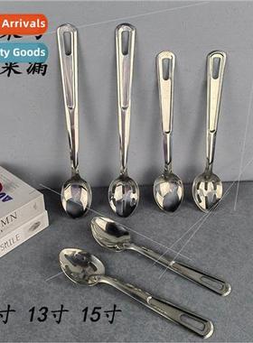 Stainless steel communal spoon hotel buffet serving spoon re
