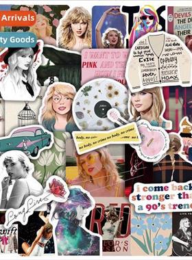 50 pcs folklore evermore tyler graffiti stickers bike comput