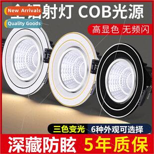 Adjustable angle COB spotlight led ceiling light light luxur