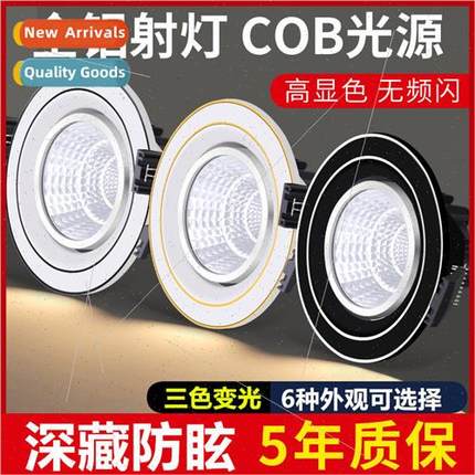 Adjustable angle COB spotlight led ceiling light light luxur