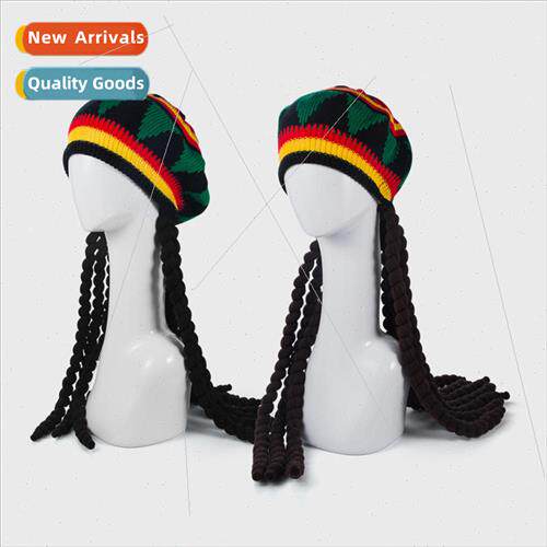 Section fake braid beret fall and winter knitted wool hat ho