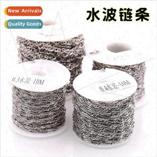 materials water wave diy bracelet handmade chain nec jewelry