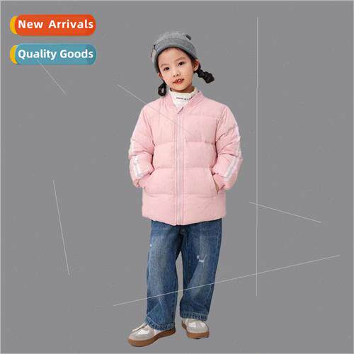 Girls cotton jacket winter 2023 new 适用eign- childrens padd