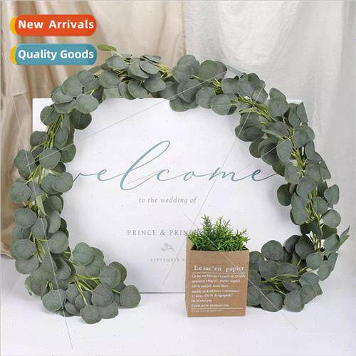 mulation Eucalyptus Rattan mulation Green Tree Leaves Birthd