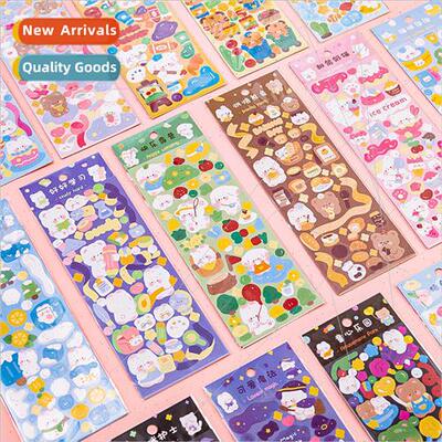 Cartoon Guca stickers Korean  of the cute handbook material