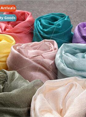 New Dutch linen long sunscreen beach towel shawl cotton and