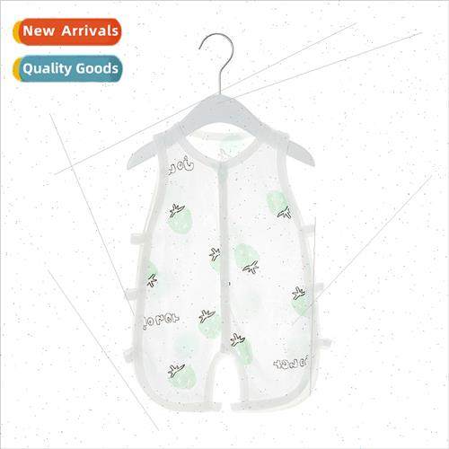 Baby open-file onesie pipa clothes ultra-thin  sleeveless su