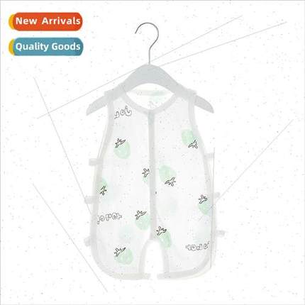 Baby open-file onesie pipa clothes ultra-thin  sleeveless su